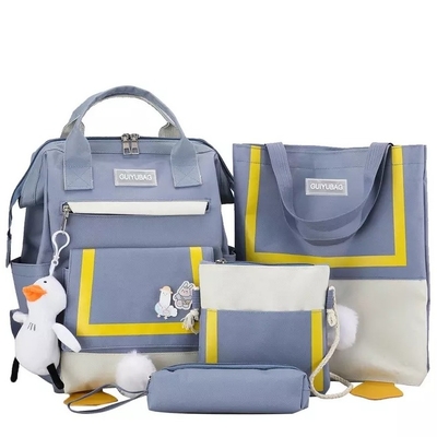 0.65インチのハンドバッグは屋外の移動の4部分のバックパックが女性を置いたセットをBackpack
