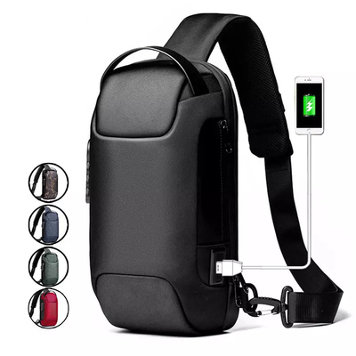 反盗難Crossbodyの吊り鎖袋の十字の肩の吊り鎖袋USBの人の箱袋