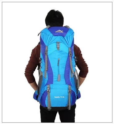 Ransel山の防水移住のバックパック ポリエステル70リットルのバックパックISO
