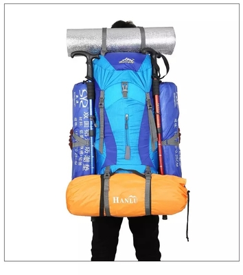 Ransel山の防水移住のバックパック ポリエステル70リットルのバックパックISO