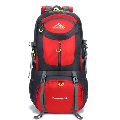 登山のバックパックをハイキングするBSCIの防水ハイキングのバックパック60L