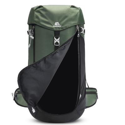 屋外50L防水バックパックODMの超軽量のキャンプのバックパックのナイロン