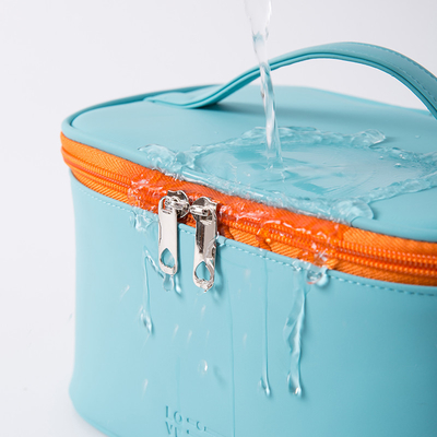 化粧品のバッグ レディーのかわいい防水掛かる洗面用品袋を掛ける携帯用PU