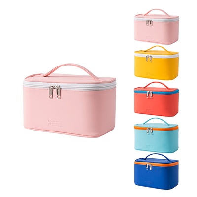化粧品のバッグ レディーのかわいい防水掛かる洗面用品袋を掛ける携帯用PU