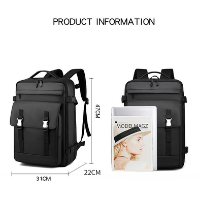 31x22x47cm旅行ビジネス バックパックISOの防水学校のバックパックUSBの充電器の港