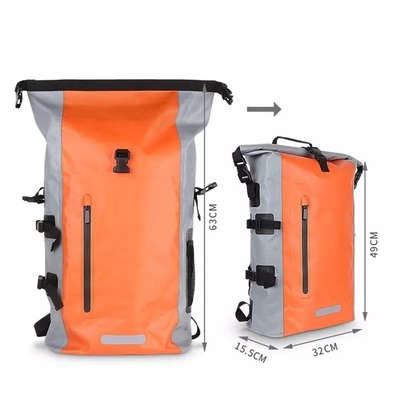 カヤックを漕ぐBSCIのための防水袋を浮かべる500Dポリ塩化ビニールの防水ハイキングのバックパック