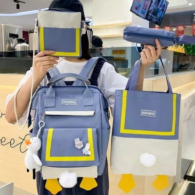 0.65インチのハンドバッグは屋外の移動の4部分のバックパックが女性を置いたセットをBackpack