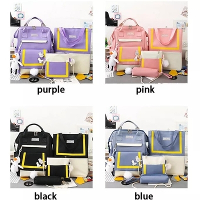 0.65インチのハンドバッグは屋外の移動の4部分のバックパックが女性を置いたセットをBackpack