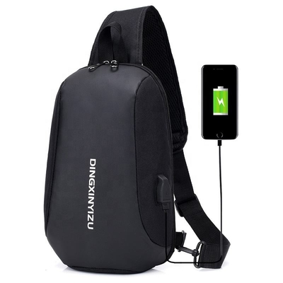 4.2L黒いナイロン吊り鎖袋ODMの吊り鎖の箱のCrossbody袋の多機能の防水
