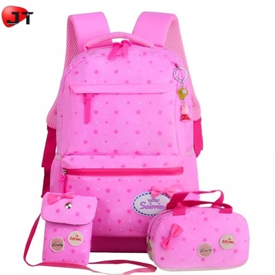 女の子の十代の若者たちBookbagの学校のバックパックは鉛筆袋が付いているラップトップのバックパックのお弁当箱を置いた