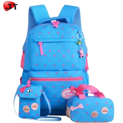 女の子の十代の若者たちBookbagの学校のバックパックは鉛筆袋が付いているラップトップのバックパックのお弁当箱を置いた