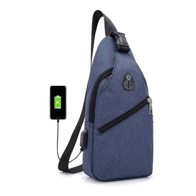 防水Usb充満左舷オックスフォードの生地が付いている多目的Crossbodyの吊り鎖袋