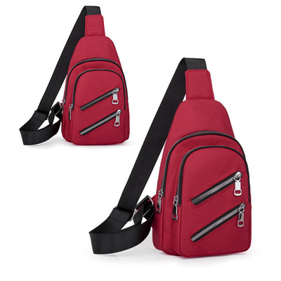 9.7&quot;多ポケットCrossbodyの吊り鎖袋のオックスフォードの布1の肩の吊り鎖袋USB