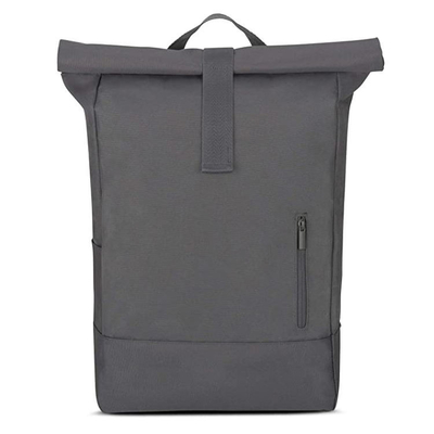 15.6インチのリュックサックのRollTop RPETの黒ロール上のバックパックは拡張できる防水する