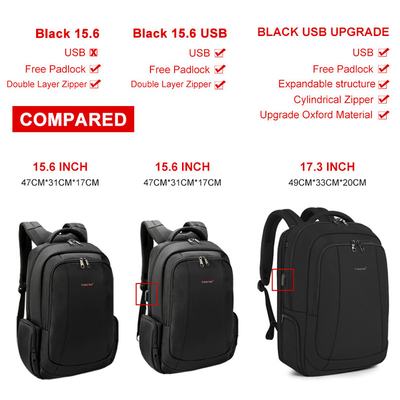 BSCI Usbの人のための充満出張旅行のラップトップのバックパック29*9*20cm